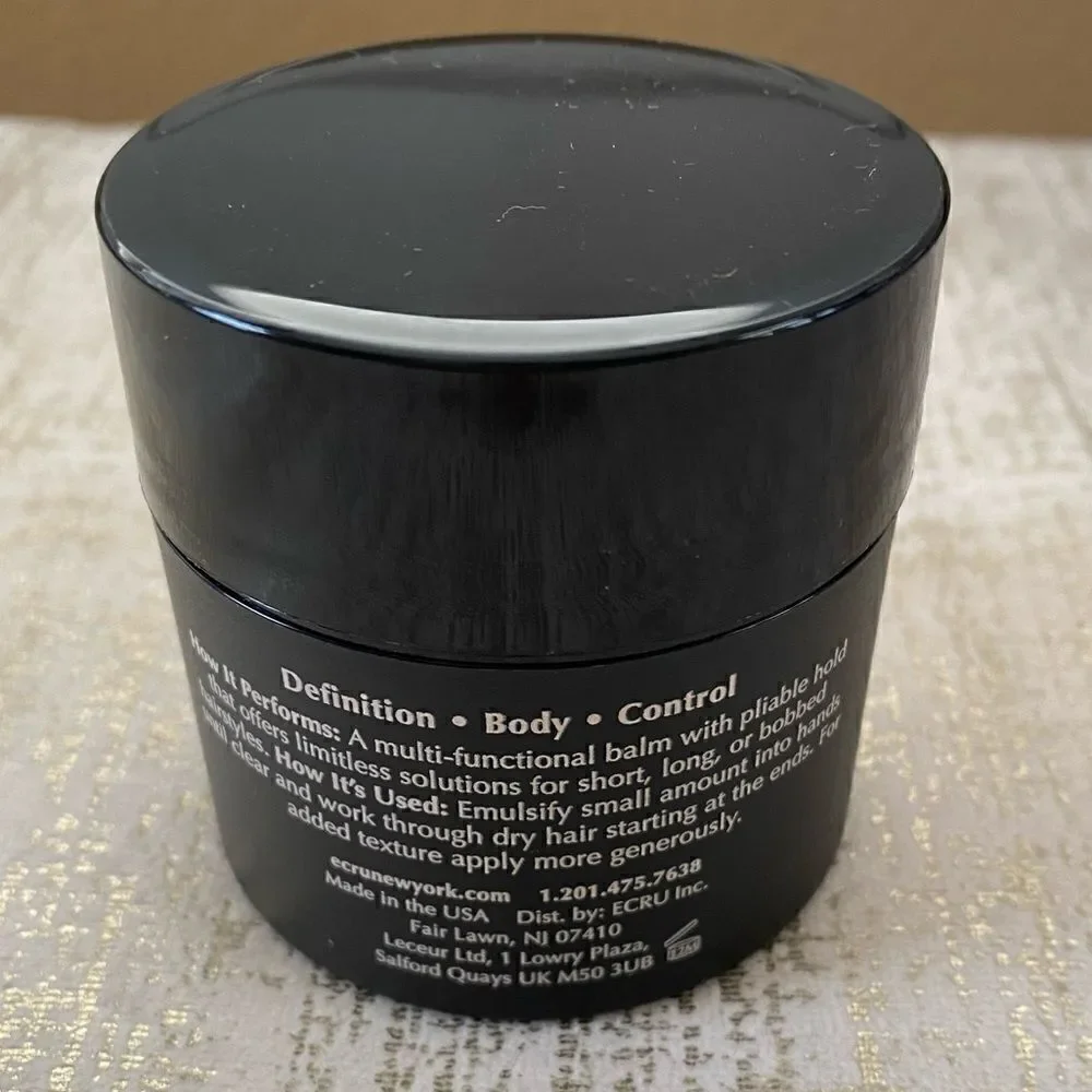 ECRU New York Texturizing Hair Styling Balm 1.69 Oz New SEALED. Unisex